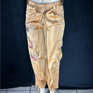 Stylish Tan Cargo Pants for Women by Mandalay